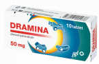 Dramina 50 mg, 10 tablet