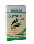 Nutrilab Oljčni listi, 60 kapsul