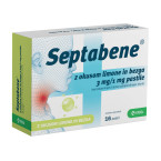 Septabene z okusom limone in bezga 3 mg/1 mg, 16 pastil