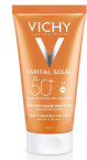 Vichy Capital Soleil, žametna krema za obraz - ZF 50+, 50 ml