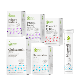 Izbrana prehranska dopolnila Lekarna Ljubljana -20 %