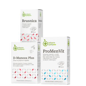 Izbrana prehranska dopolnila Lekarna Ljubljana -20 %