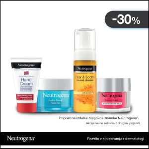 Neutrogena izdelki -30 %