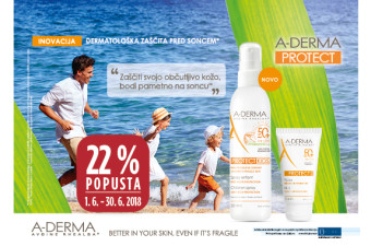 A-Derma Protect 22 % ugodneje v juniju