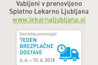 Teden brezplačne dostave v Spletni Lekarni Ljubljana