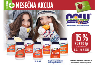 Now 15 % ugodneje v mesecu februarju Now 15 % ugodneje v mesecu februarju