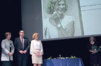 Vladka Češek Bizjak prejemnica Minařikovega priznanja za leto 2017 Vladka Češek Bizjak prejemnica Minařikovega priznanja za leto 2017
