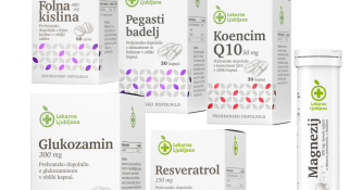Izbrana prehranska dopolnila Lekarna Ljubljana -20 %