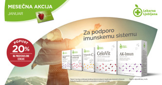 20 % popusta na izbrane izdelke Lekarne Ljubljana
