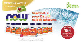 NOW prehranska dopolnila -15 %