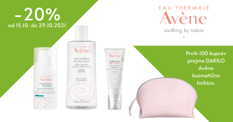 Avene izdelki za obraz 20 % ugodneje + darilo