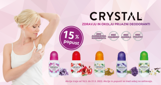 Crystal deodoranti -15 %