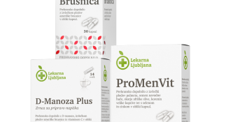 Izbrana prehranska dopolnila Lekarna Ljubljana -20 %