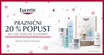 Izdelki Eucerin 20 % ugodneje in brezplačna navadna dostava Izdelki Eucerin 20 % ugodneje in brezplačna navadna dostava