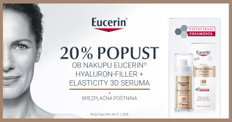 20 % popusta na Eucerin Hyaluron-Filler + Elasticity 3D serum 20 % popusta na Eucerin Hyaluron-Filler + Elasticity 3D serum