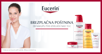 Brezplačna navadna dostava ob nakupu Eucerin pH5