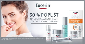 Eucerin Hyaluron-Filler srebrna linija izdelkov 50 % ugodneje