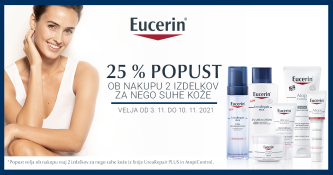 Posebna ponudba izdelkov Eucerin za nego suhe kože