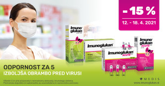 Imunoglukan 15 % ugodneje