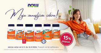 NOW prehranska dopolnila -15 %