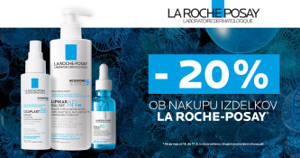 La Roche-Posay izdelki 20 % ugodneje