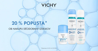 Dezodoranti Vichy 20 % ugodneje