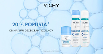 Dezodoranti Vichy 20 % ugodneje Dezodoranti Vichy 20 % ugodneje
