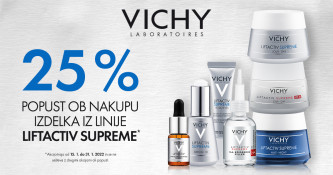 25 % popusta na linijo Vichy Liftactiv Supreme