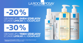 Posebna ponudba La Roche-Posay Cicaplast in Lipikar