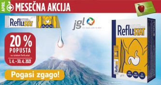 Reflustat 20 % ugodneje v aprilu