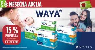 15 % popusta na Waya izdelke