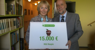 Lekarna Ljubljana hiši hospica predala donacijo v višini 15.000 evrov
