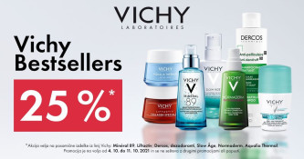 Vichy Bestsellers 25 % ugodneje