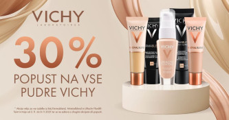 Vichy pudri 30 % ugodneje