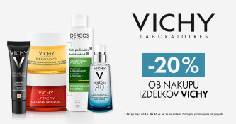 20 % na izdelke Vichy