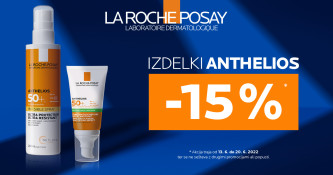 Sončna linija La Roche-Posay Anthelios 15 % ugodneje