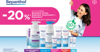 Bepanthol in Bepanderm izdelki 20 % ugodneje