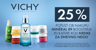 Posebna ponudba ob nakupu Vichy Mineral 89 Boosterja