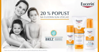 Eucerin Sun izdelki za zaščito proti soncu -20 %