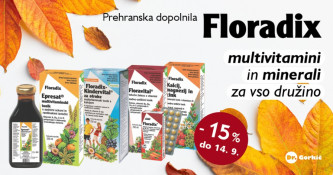 Floradix prehranska dopolnila -15 %