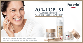 20 % popusta na izdelke Eucerin Hyaluron-Filler + Elasticity