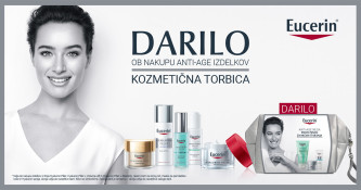 DARILO kozmetična torbica pri nakupu Eucerin Hyaluron Filler izdelka