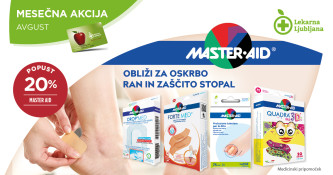 Master Aid izdelki 20 % ugodneje