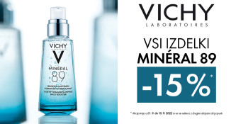 Vichy Mineral 89 izdelki 15 % ugodneje