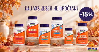 Izbrana prehranska dopolnila NOW -15 %