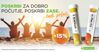 Poskrbi za dobro počutje tudi poleti Poskrbi za dobro počutje tudi poleti