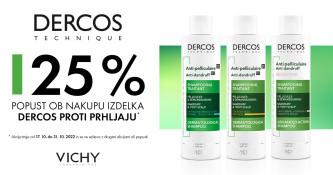 Vichy Dercos proti prhljaju -25 %