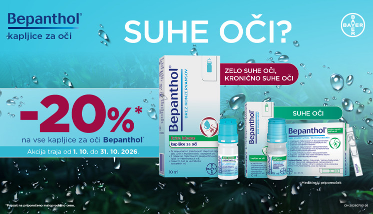 Bepanthol kapljice oči -20 %
