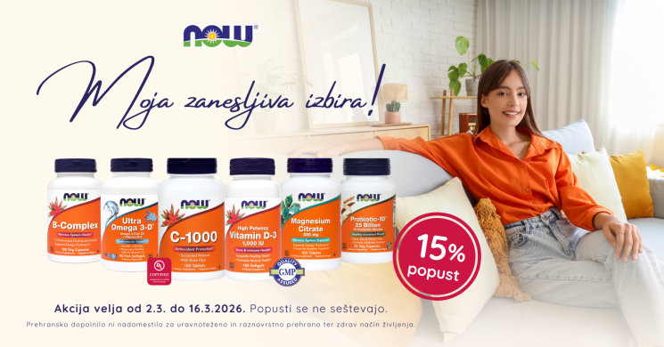 NOW prehranska dopolnila -15 %