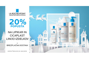 La Roche-Posay Cicaplast in Lipikar 20 % ugodneje + brezplačna dostava La Roche-Posay Cicaplast in Lipikar 20 % ugodneje + brezplačna dostava